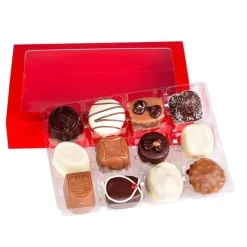 Overig Interieur Chocoladeletterdoos 12-vaks Transparant 48 stuks New