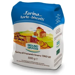 Molino Grassi Italiaanse Bloem Farina Tipo 00 (Biscuit-Cakes-Taart) 5kg