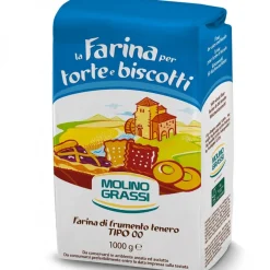 Molino Grassi Italiaanse Bloem Farina Tipo 00 (Biscuit-Cakes-Taart) 1kg New