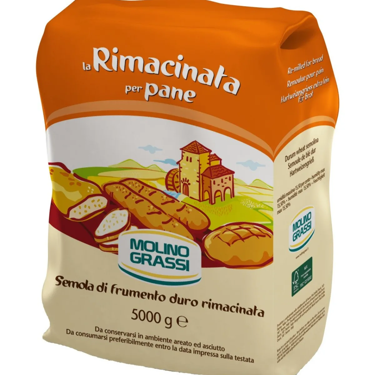 Molino Grassi Italiaanse Bloem Semola Rimacinata 5kg Discount
