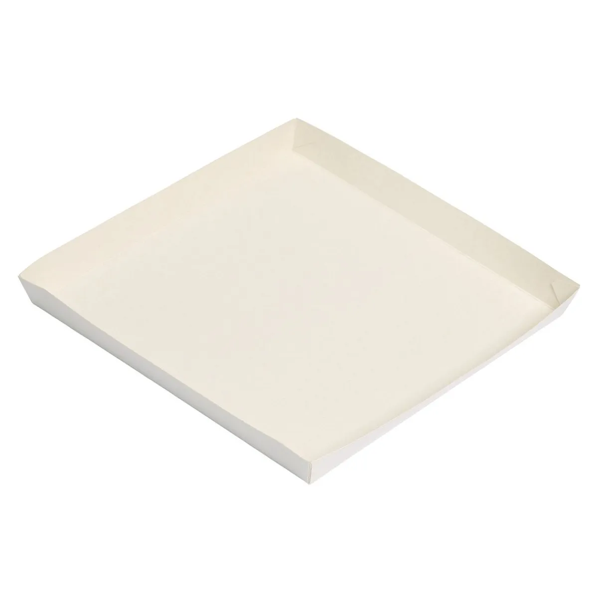 Overig Kartonnen Schaal Conisch 24,5x24,5x2,5cm 150st.** Sale