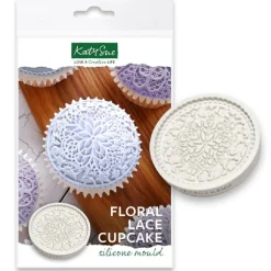 Katy Sue Mold Floral Lace Cupcake Hot