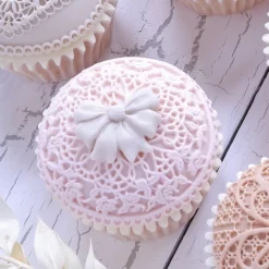 Katy Sue Mold Floral Lace Cupcake Hot