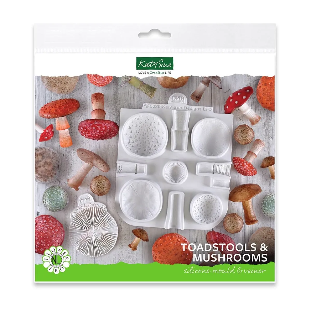 Katy Sue Mold Veiner Paddenstoelen Best