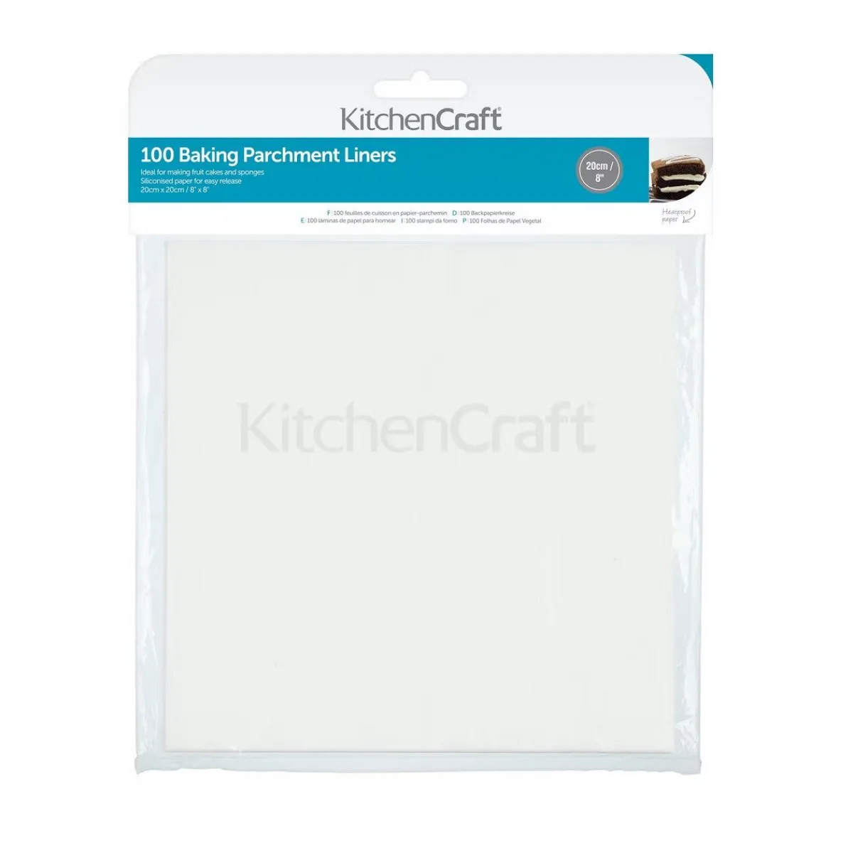 Kitchen Craft Bakpapier 20x20cm 100st. Clearance