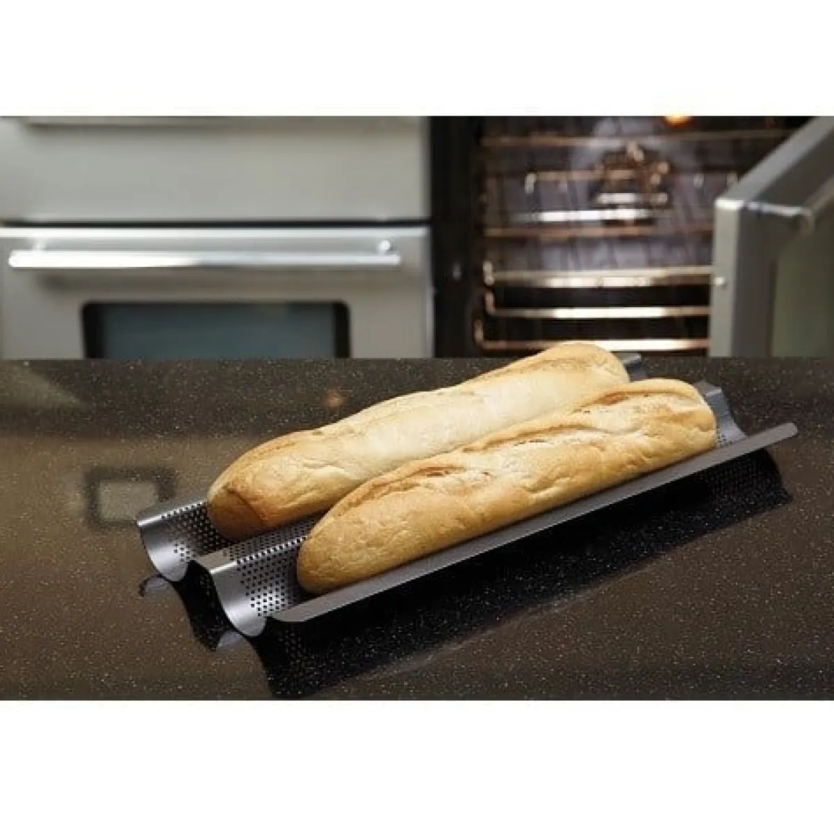Kitchen Craft Crusty Bake Stokbroodvorm 2-delig 39cm Online