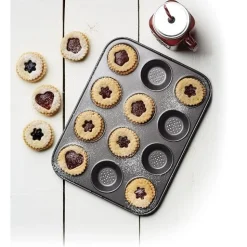 Kitchen Craft Crusty Bake Tartelettes bakvorm 12 stuks Outlet
