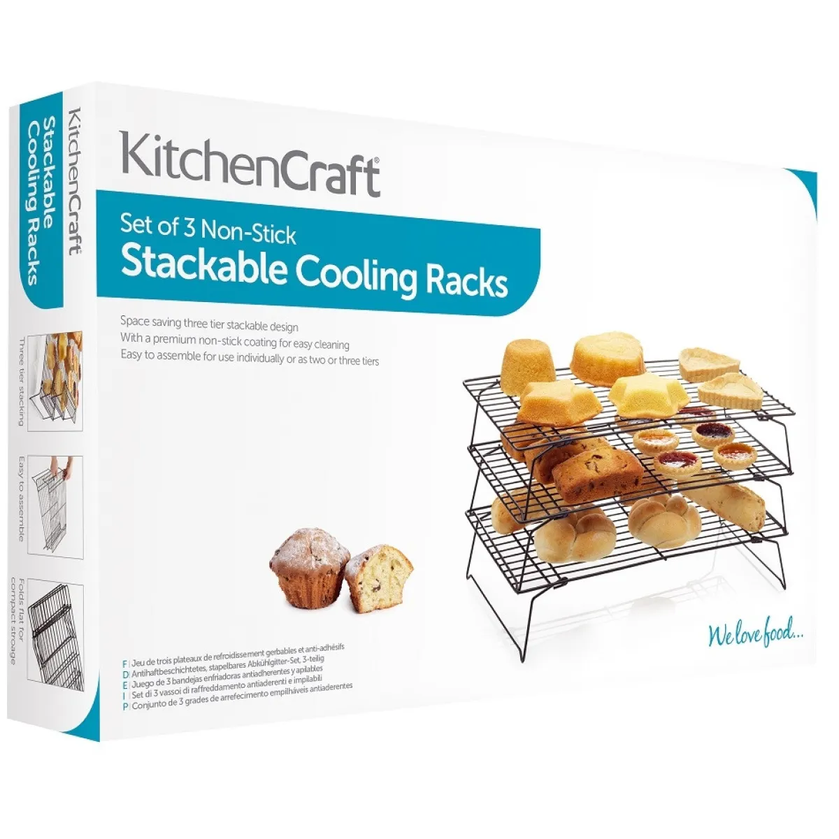 Kitchen Craft Koelrek / Rooster 3-Lagen Discount