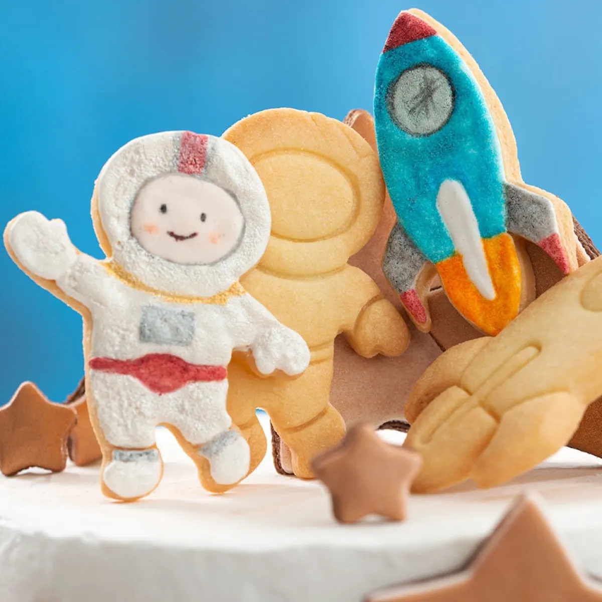 Decora Koekjes Uitsteker Astronaut en Raket
