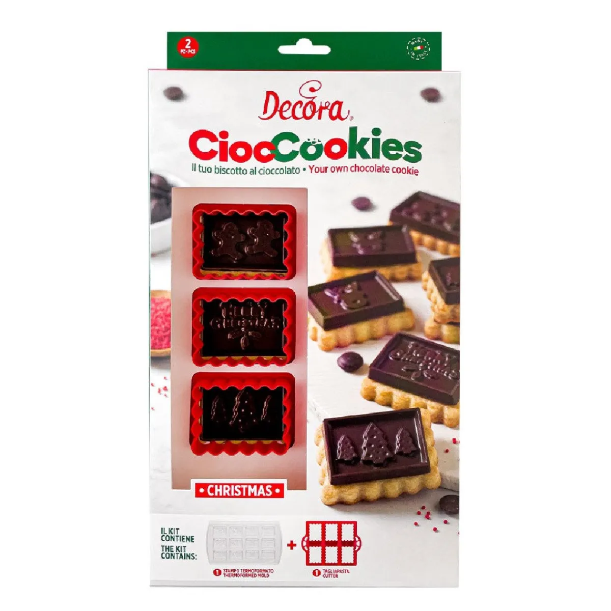 Decora Koekjes Uitsteker & Mold Kerst Set 2-delig Discount