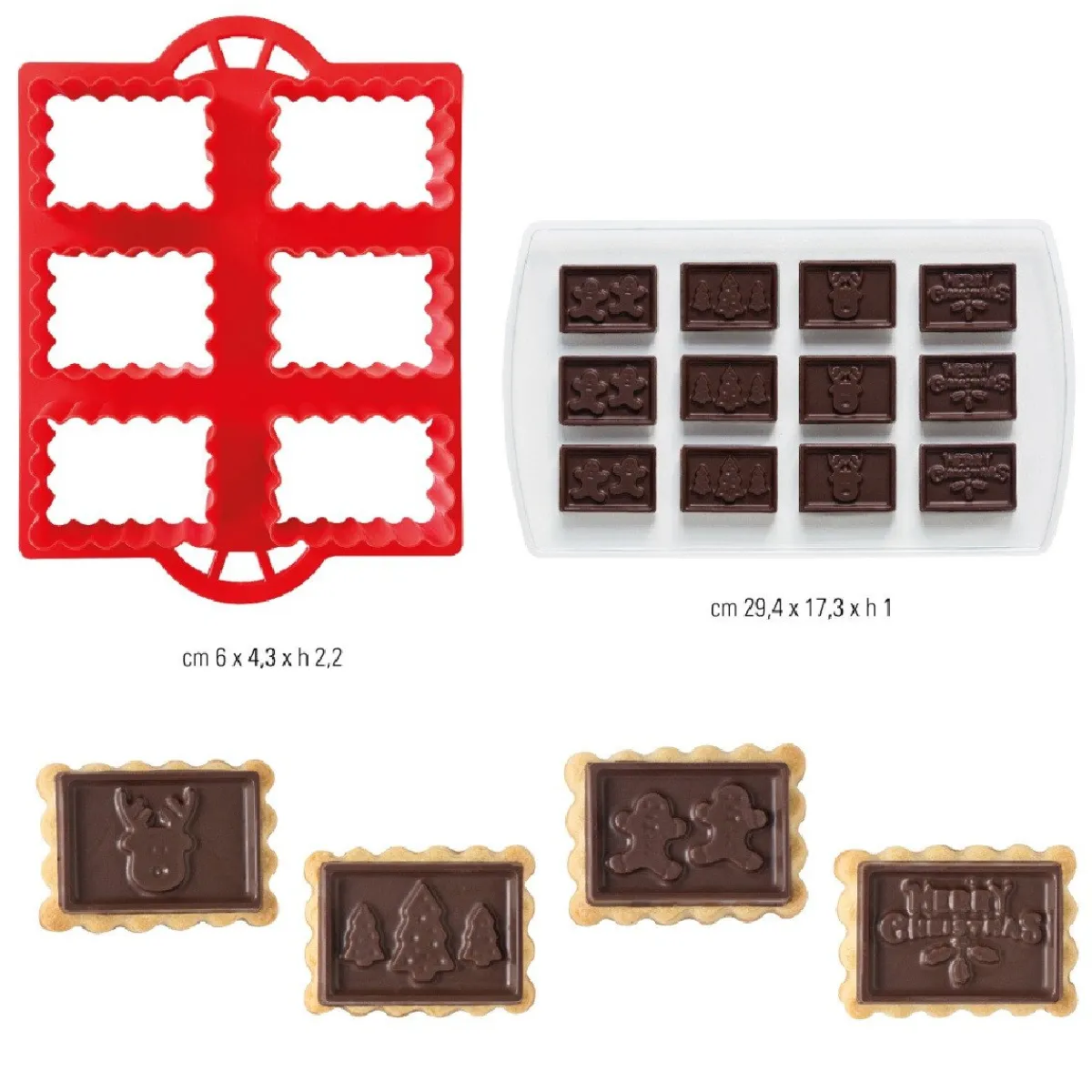 Decora Koekjes Uitsteker & Mold Kerst Set 2-delig Discount