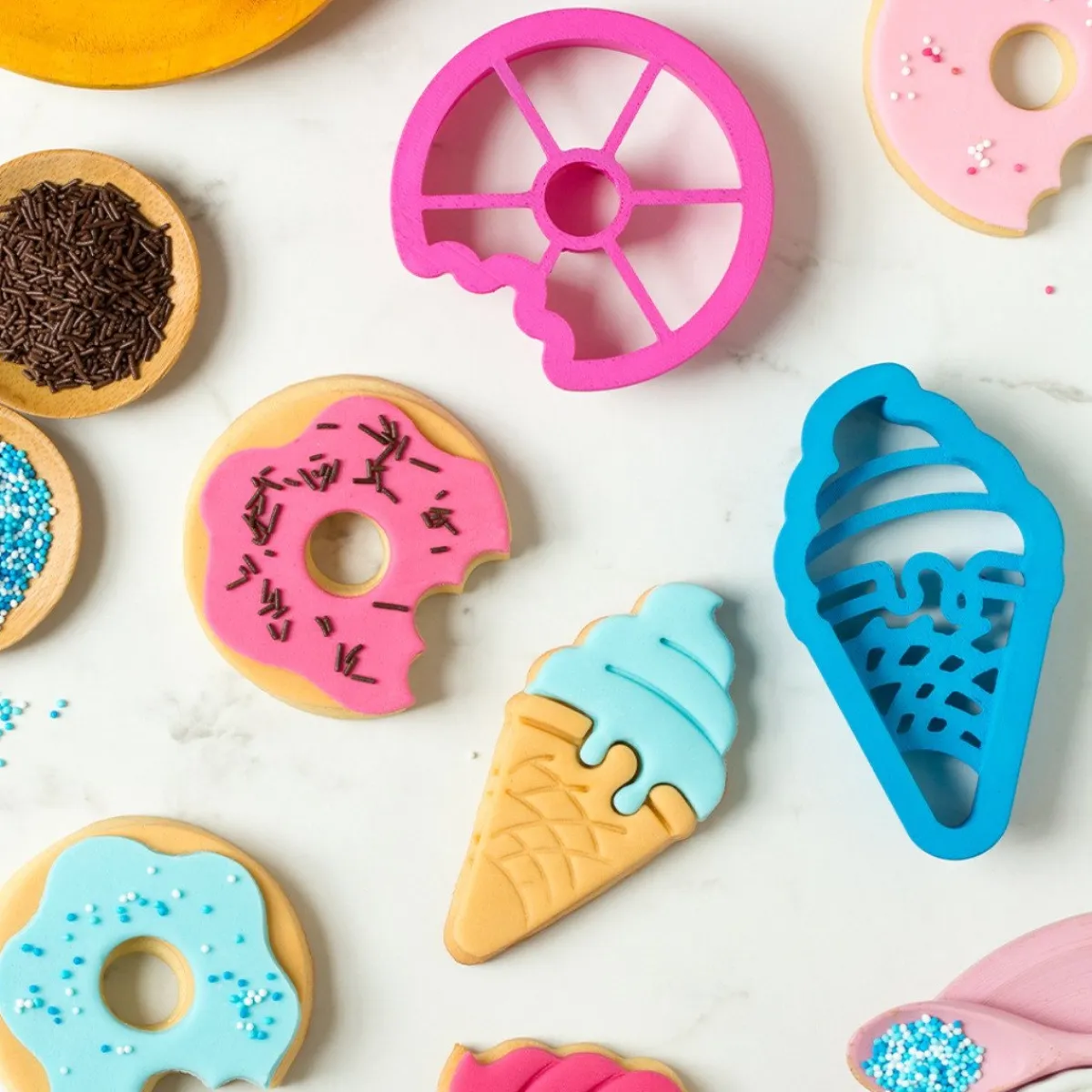 Decora Koekjes Uitstekers Donut en IJsje Discount