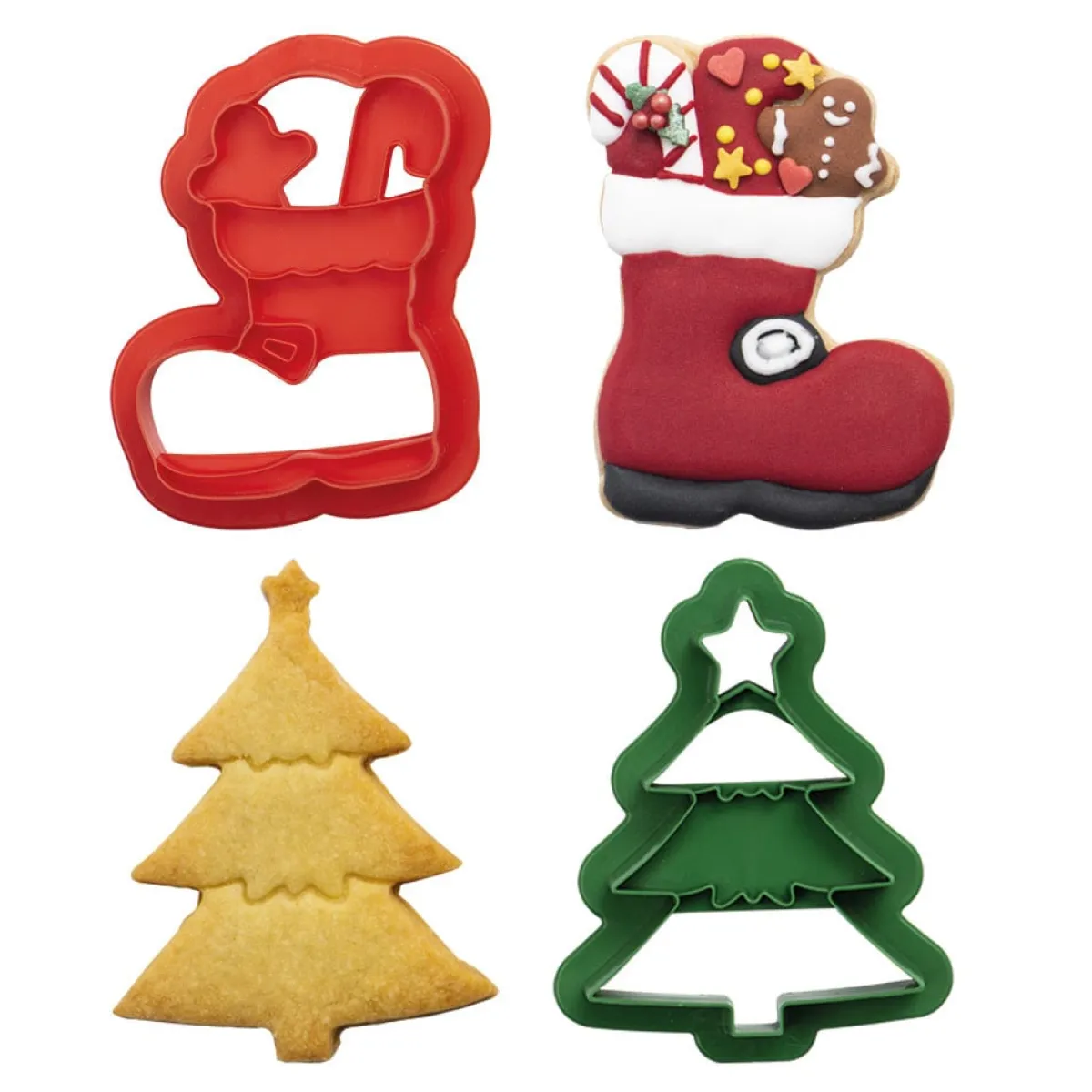 Decora Koekjes Uitstekerset Kerstboom & Laars Online