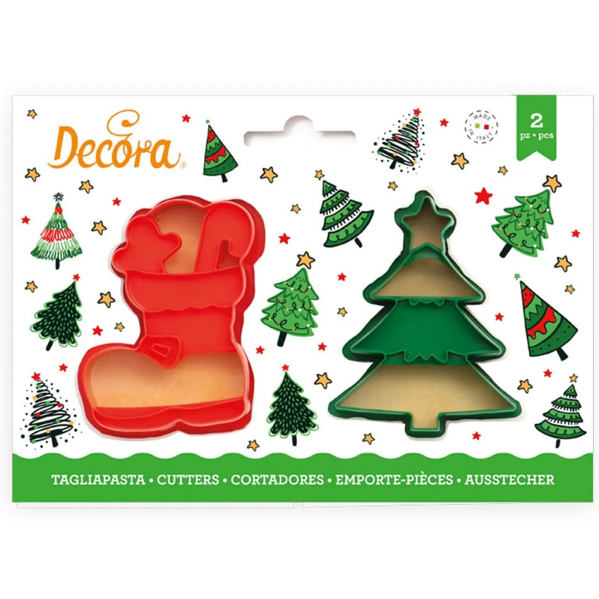 Decora Koekjes Uitstekerset Kerstboom & Laars Online