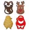 Decora Koekjes Uitstekerset Kerstman & Rendier Hot