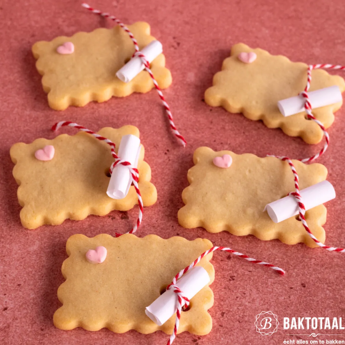 Decora Koekjes Uitstekerset Rechthoek met Kartel 4st. Hot