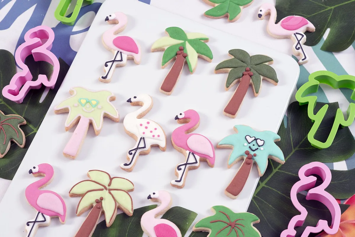 Decora Koekjes Uitstekers Flamingo en Palmboom Clearance