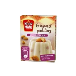 Dr. Oetker Koopmans Griesmeelpudding Bitterkoekjes 90g Clearance