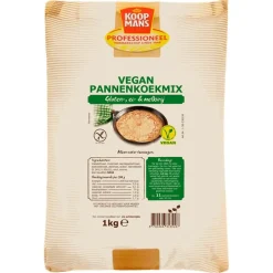 Koopmans Professional Koopmans Prof. Vegan Pannenkoekenmix Glutenvrij 1kg Clearance