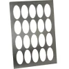 Logo-galettes sjabloon RVS Ovaal Middel Clearance
