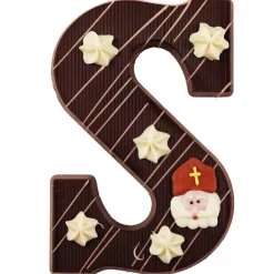 Overig Luxe Chocoladeletter Puur -Letter S- 220g Hot