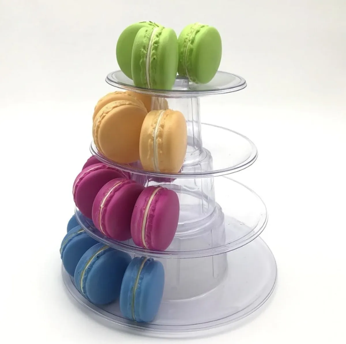 Overig Macaron standaard plastic 4 delig Outlet