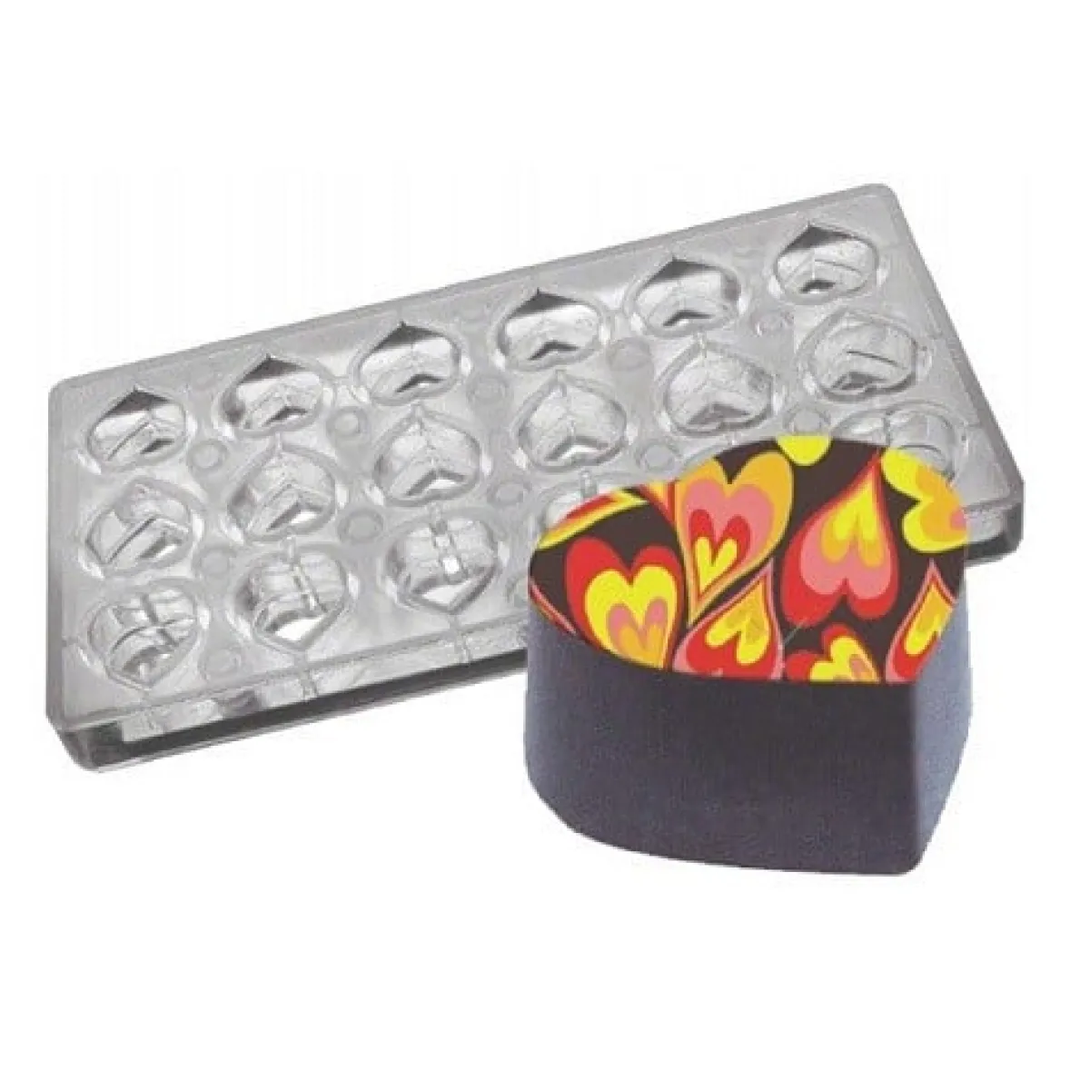 Chocolate World Magneet bonbonvorm Hart 30x32x15mm (18) Outlet