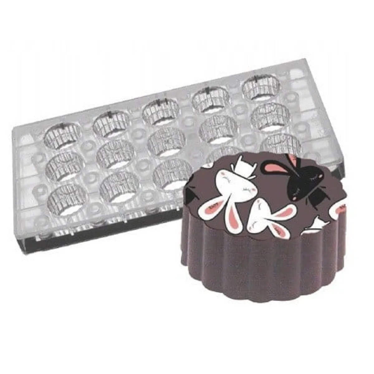 Chocolate World Magneet bonbonvorm kartel Rond Ø32x14mm (15) Sale