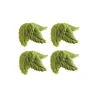 Overig Marsepein Blaadjes Groen Groot 45mm (60 st.) Hot