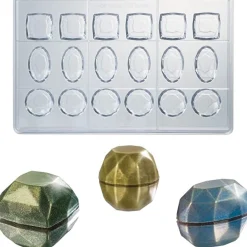Martellato Bonbonvorm Diamant Vierkant-Ovaal-Rond (18x) Clearance