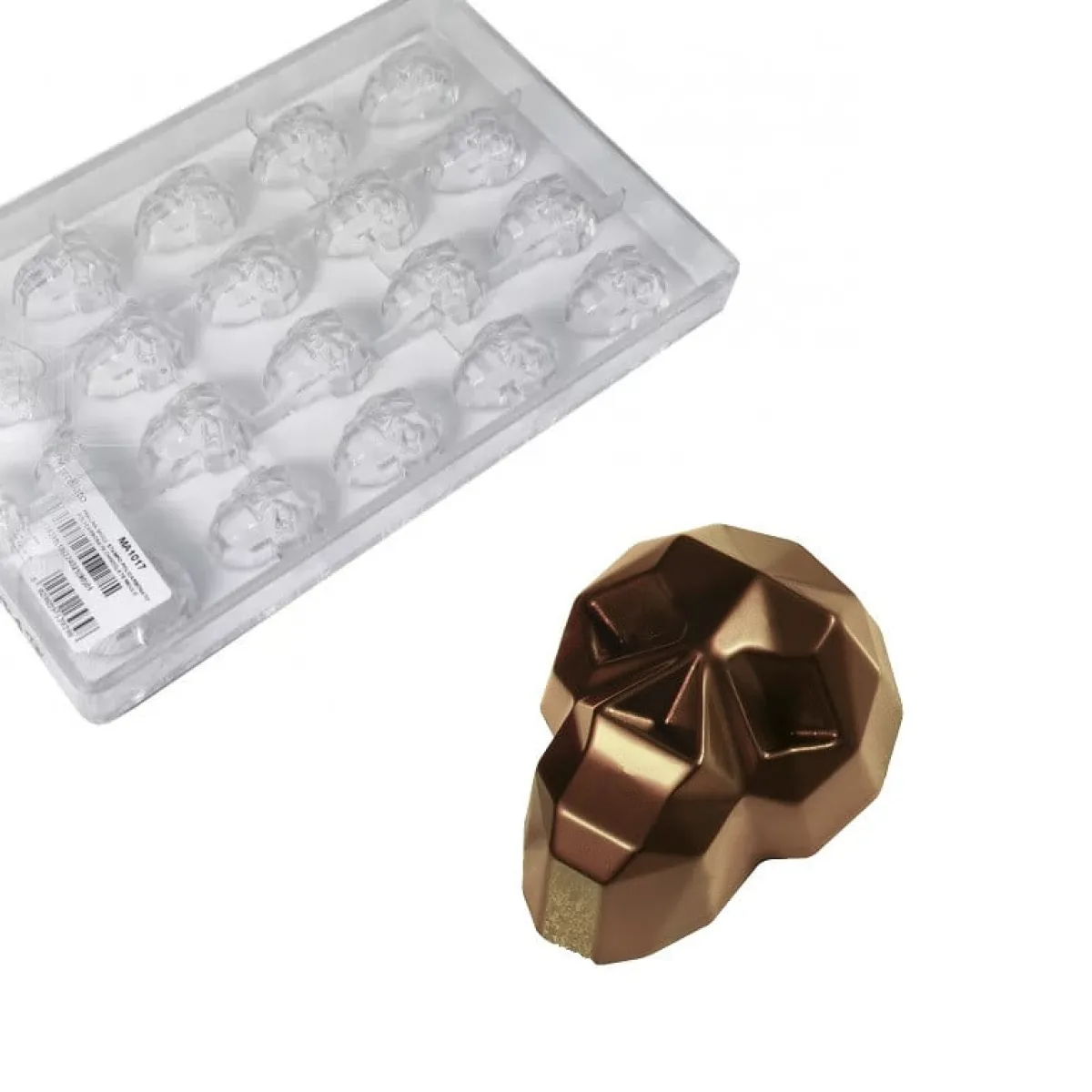 Martellato Bonbonvorm Schedel (20x) 37x28h18mm Outlet