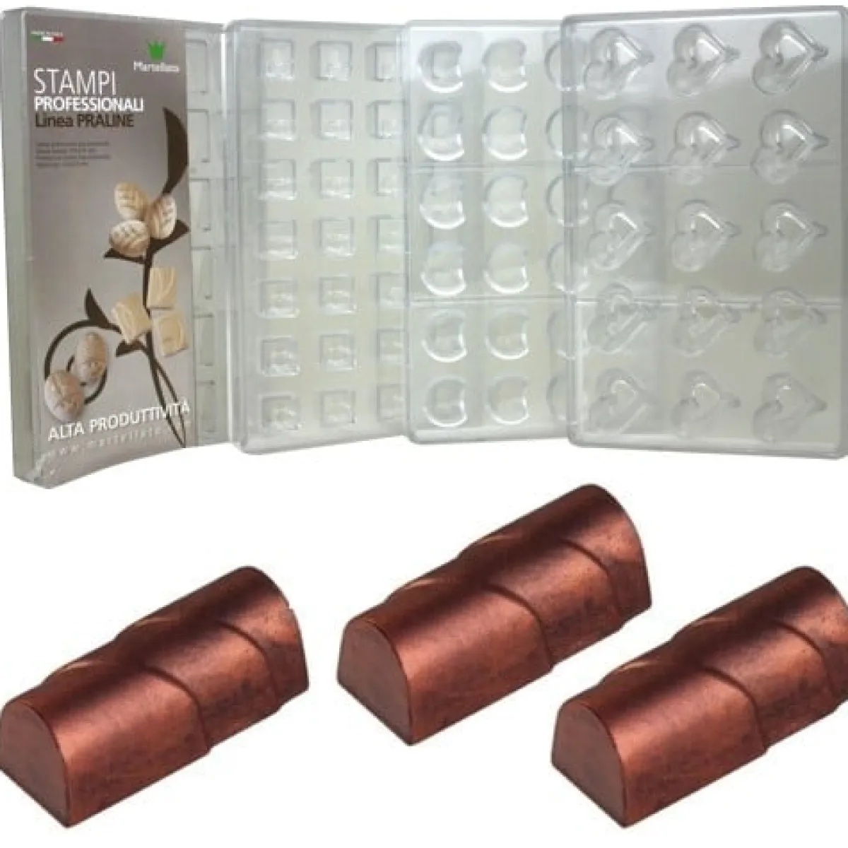 Martellato Bonbonvorm Staafje II (30x) 40x18 mm Best
