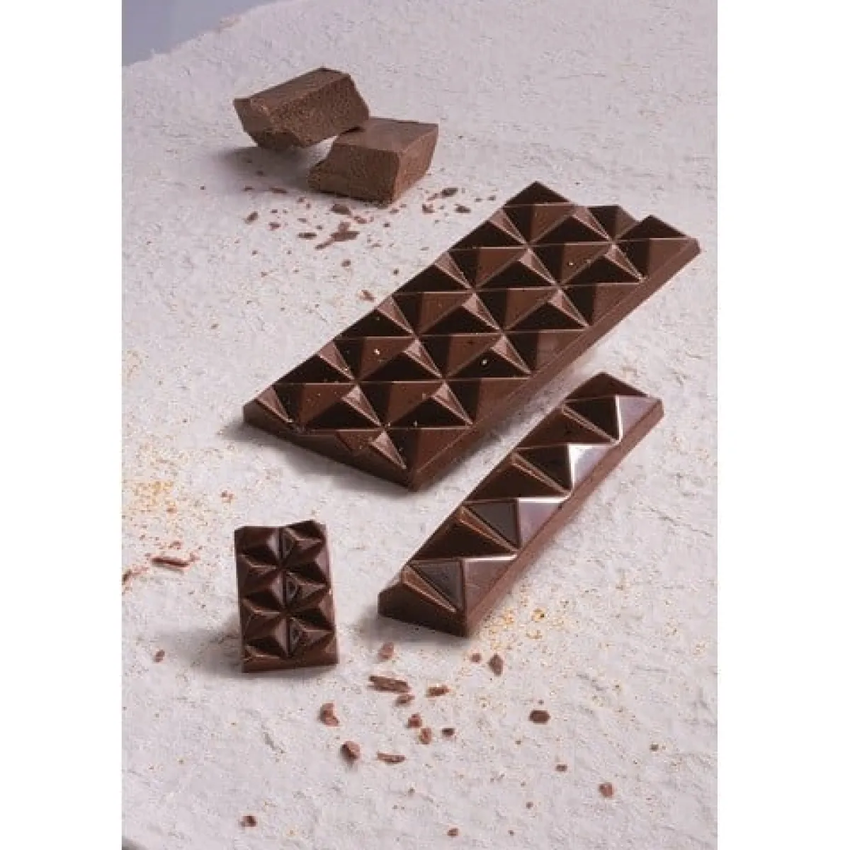 Martellato Chocolademal Pyramide Tablet (3x) 13,8x7,2x1,1 cm Online