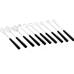Martellato Doorhaalvorkjes RVS set/10 Clearance