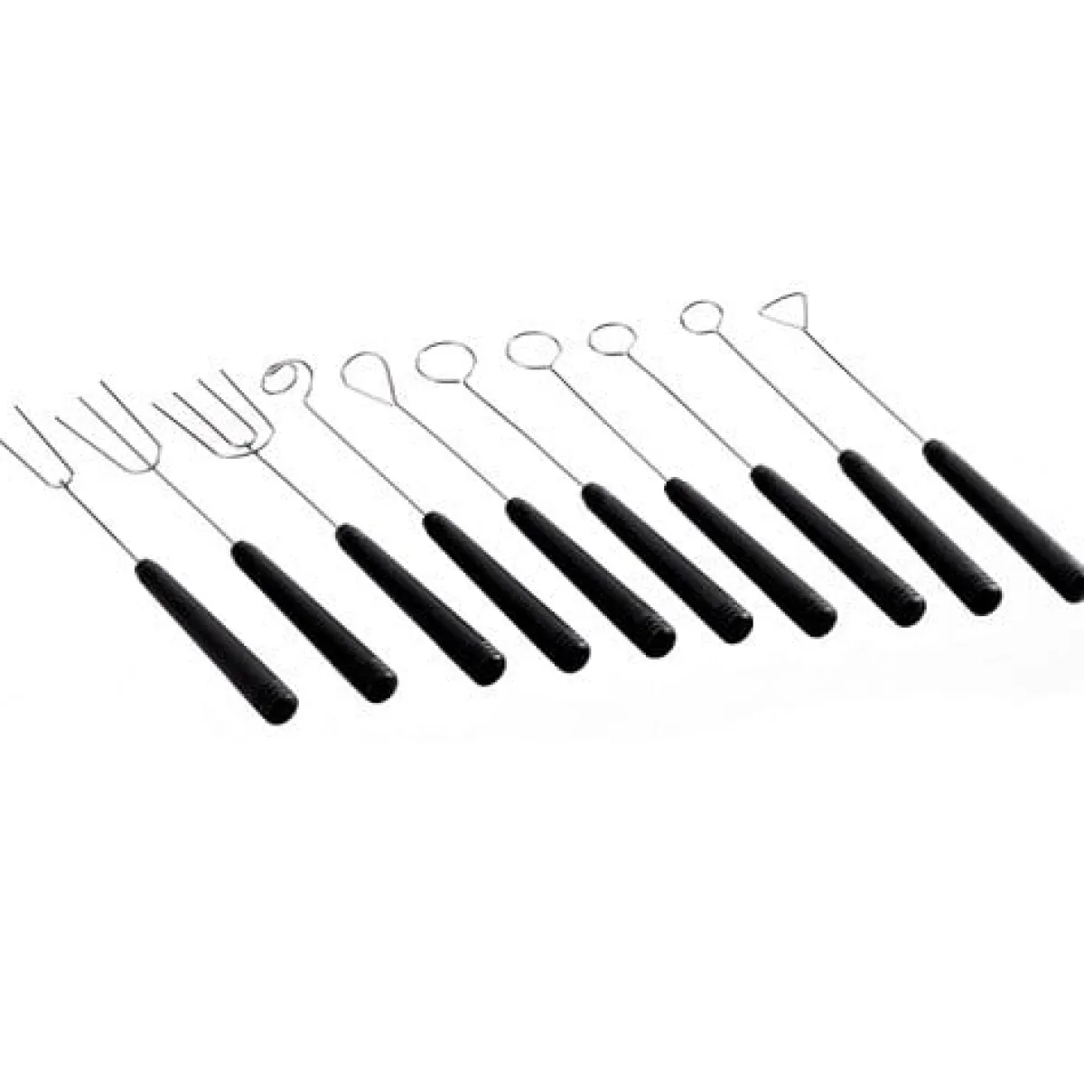 Martellato Doorhaalvorkjes RVS set/10 Clearance