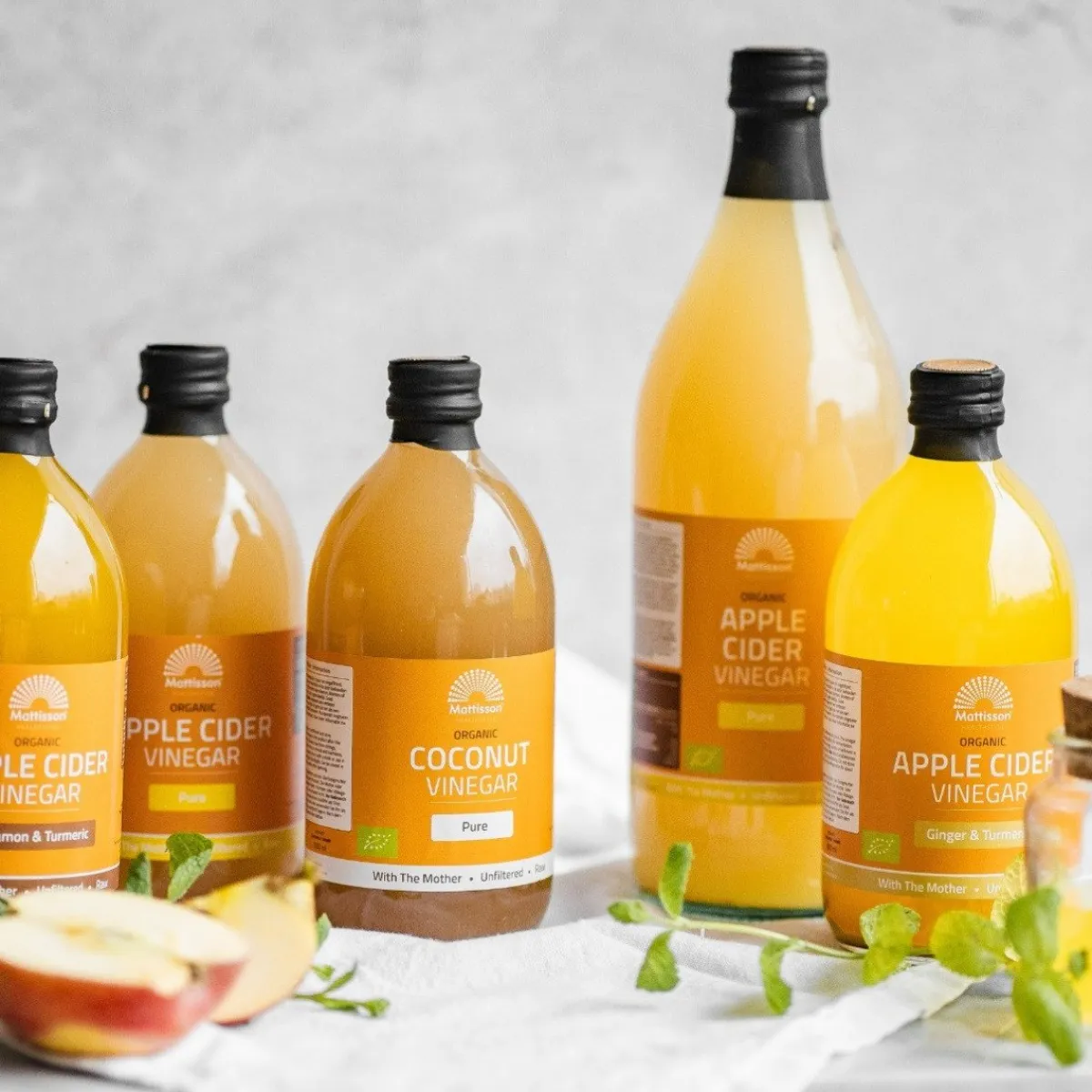 Mattisson Appelazijn Kaneel & Kurkuma Biologisch 500ml Sale