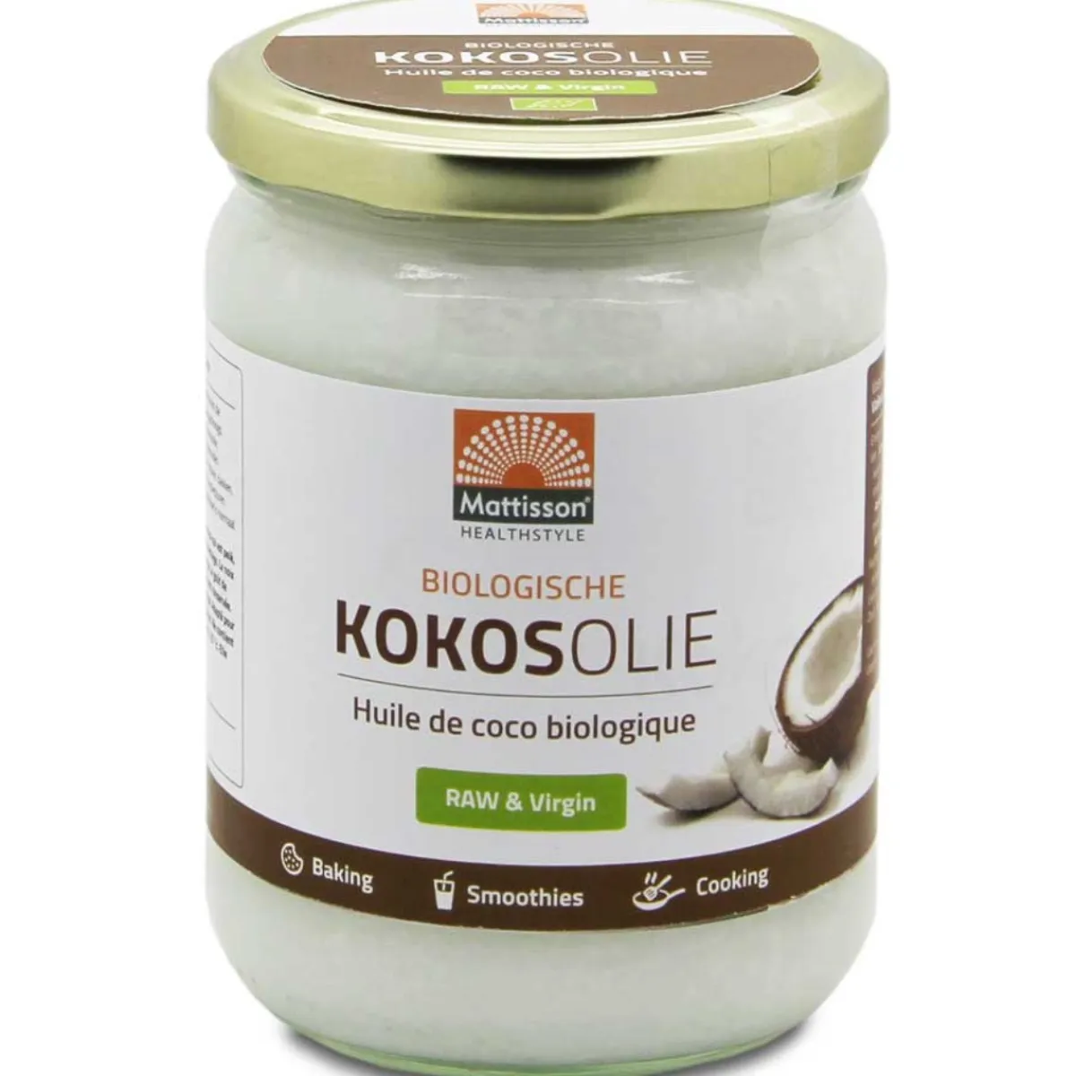 Mattisson Kokosolie Extra Virgin Biologisch 500ml Discount
