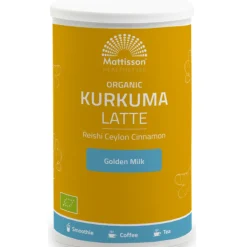 Mattisson Kurkuma Latte Ongezoet Biologisch 160g Clearance