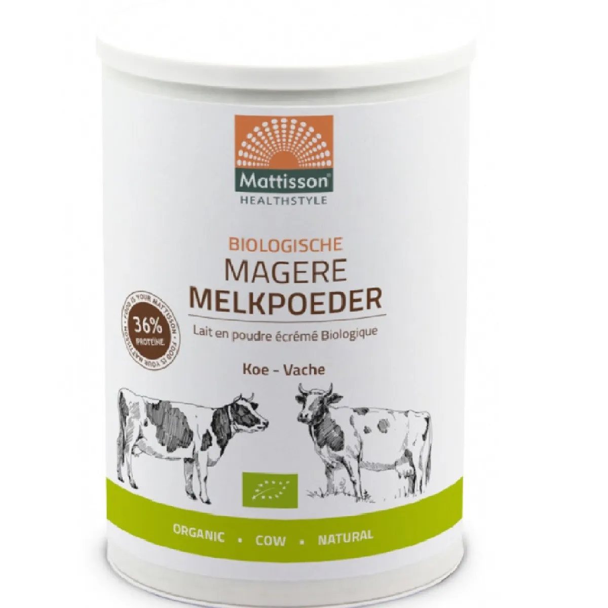 Mattisson Magere Melkpoeder Biologisch 450g Best