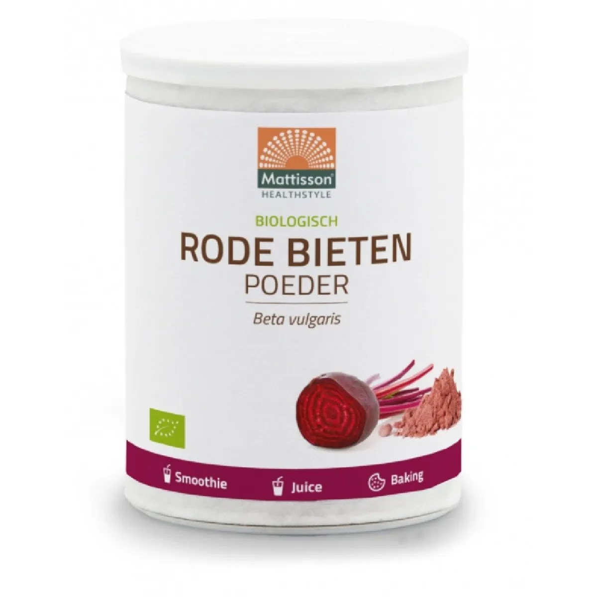 Mattisson Rode Bietenpoeder Biologisch 125g Online