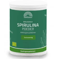 Mattisson Spirulina Poeder Biologisch 125g New