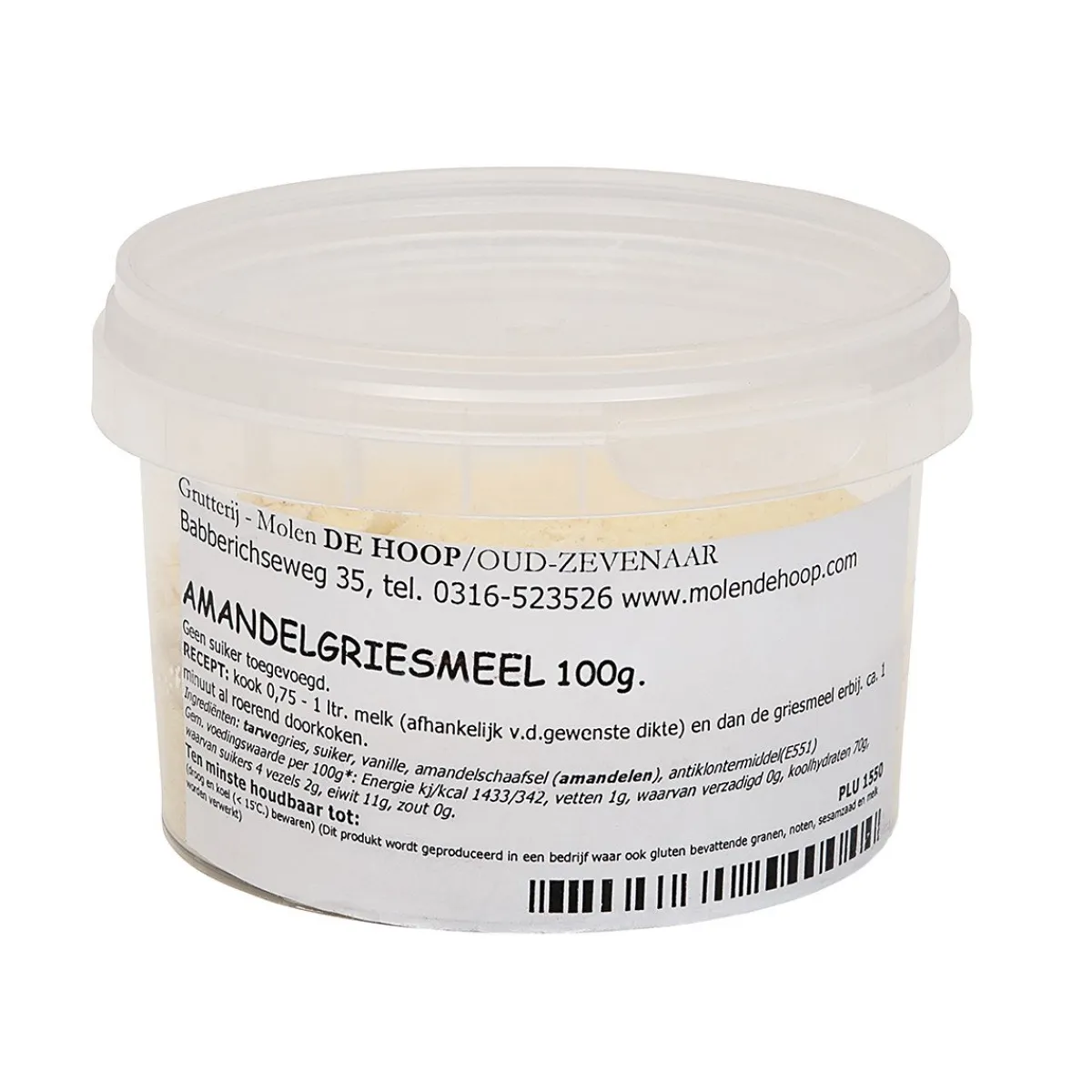 Molen de Hoop Amandelgriesmeel 100 gr. Online