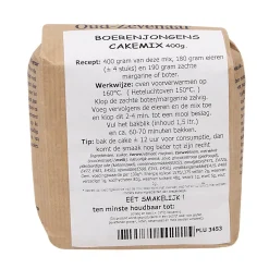 Molen de Hoop Boerenjongenscakemix 400gr Clearance