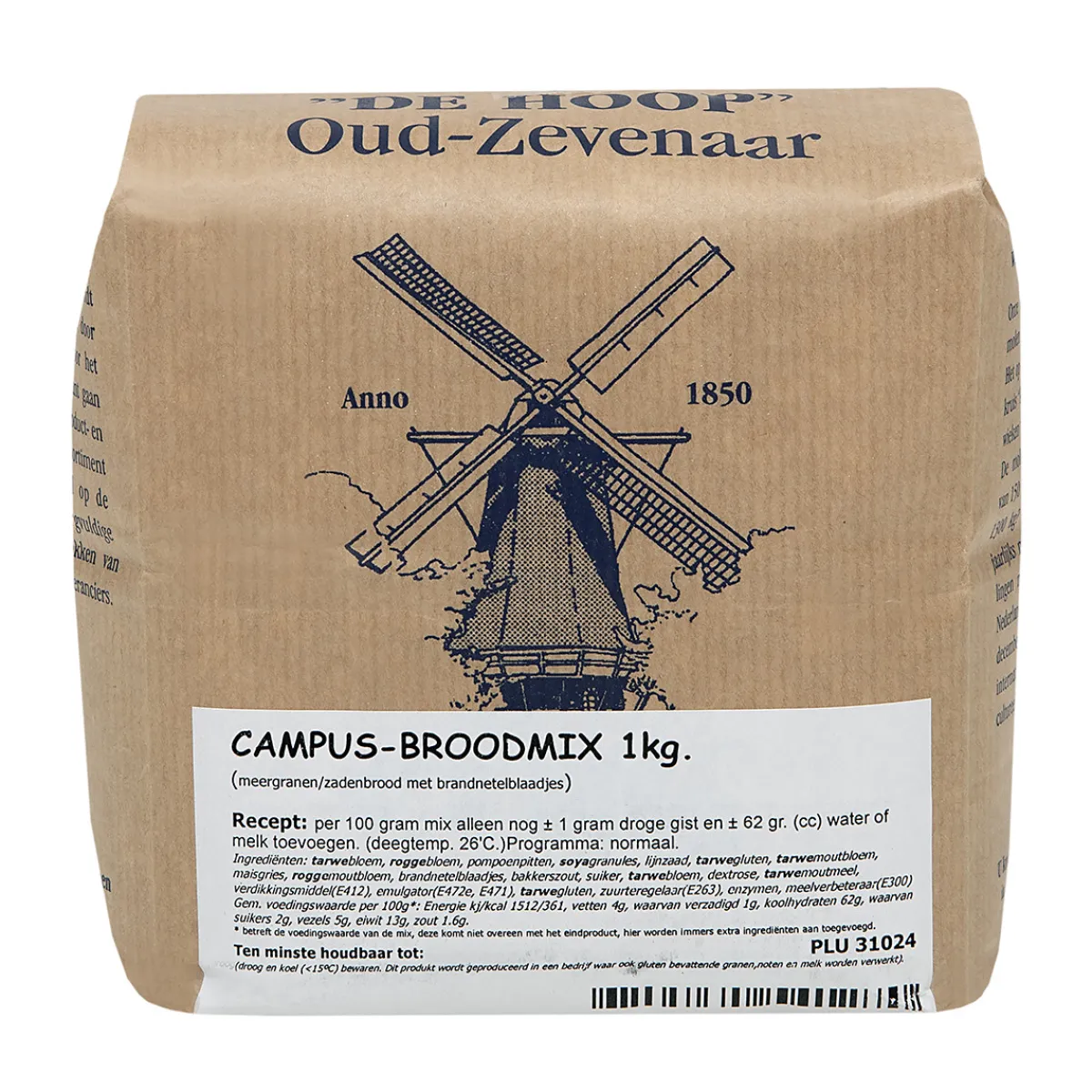 Molen de Hoop Campus Broodmix 1kg New