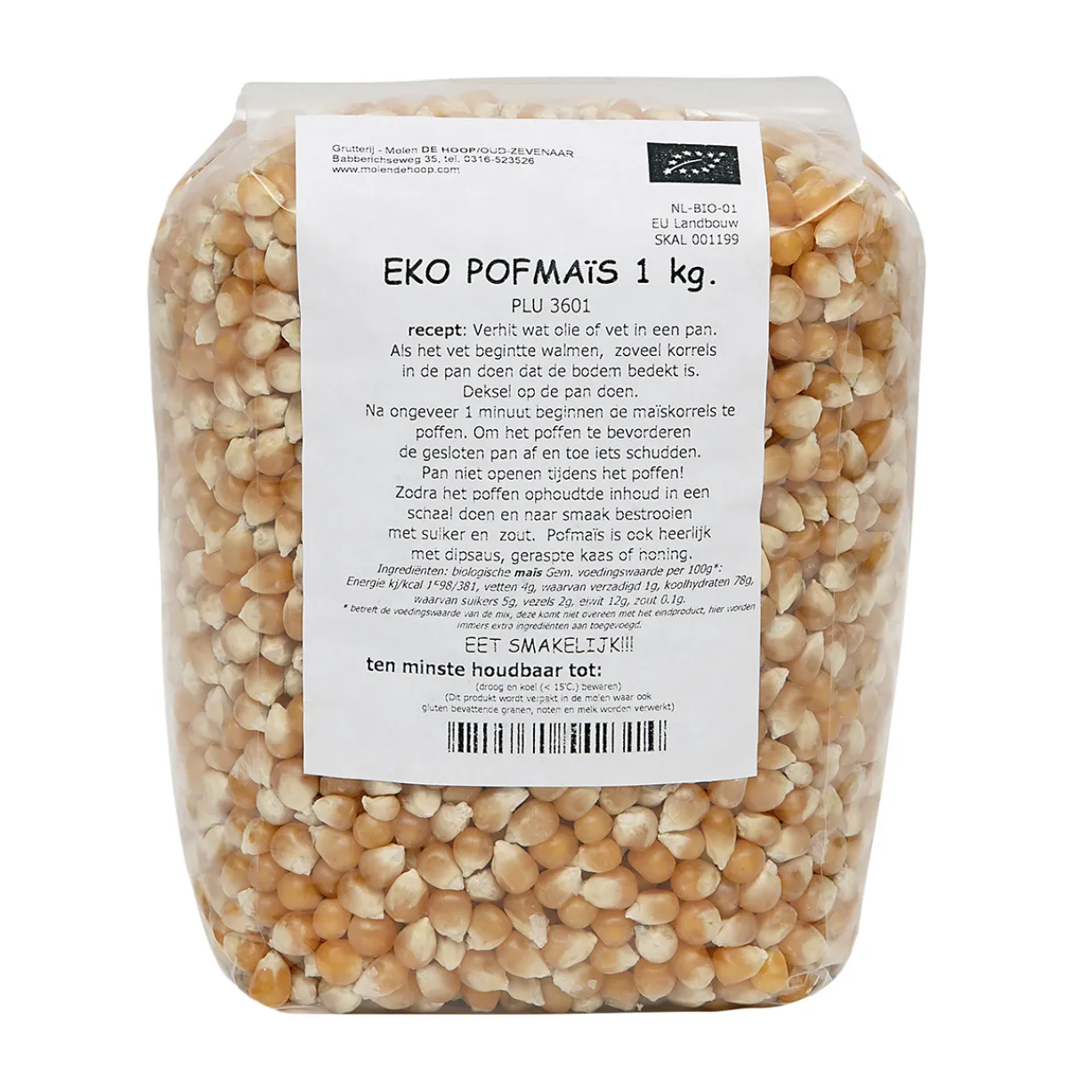 Molen de Hoop EKO Pofmais 1kg New