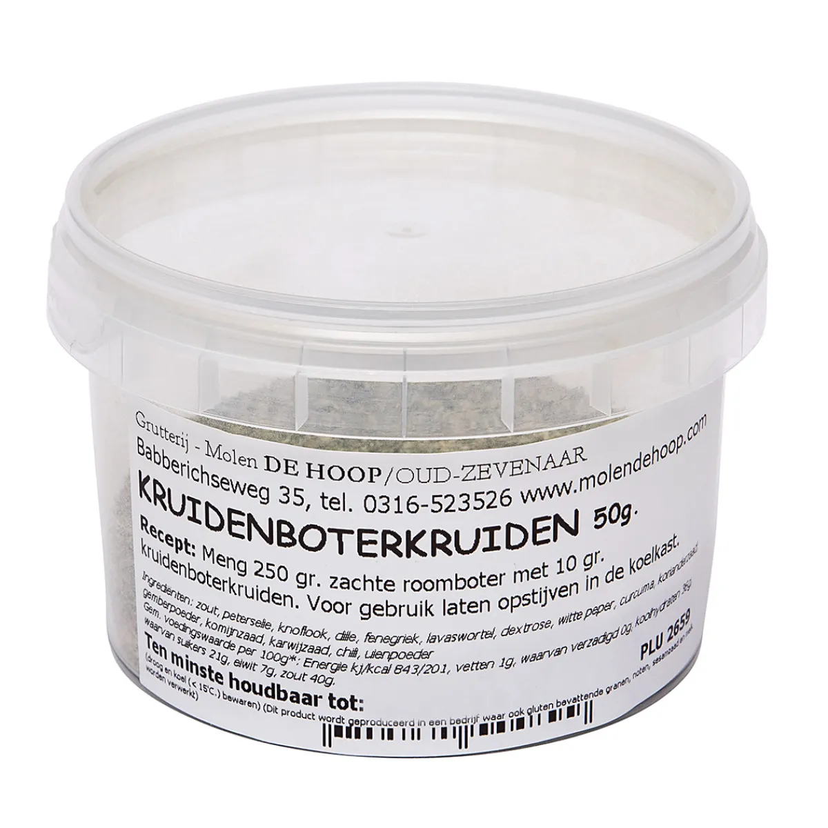 Molen de Hoop Kruidenboter Kruiden 50g Hot