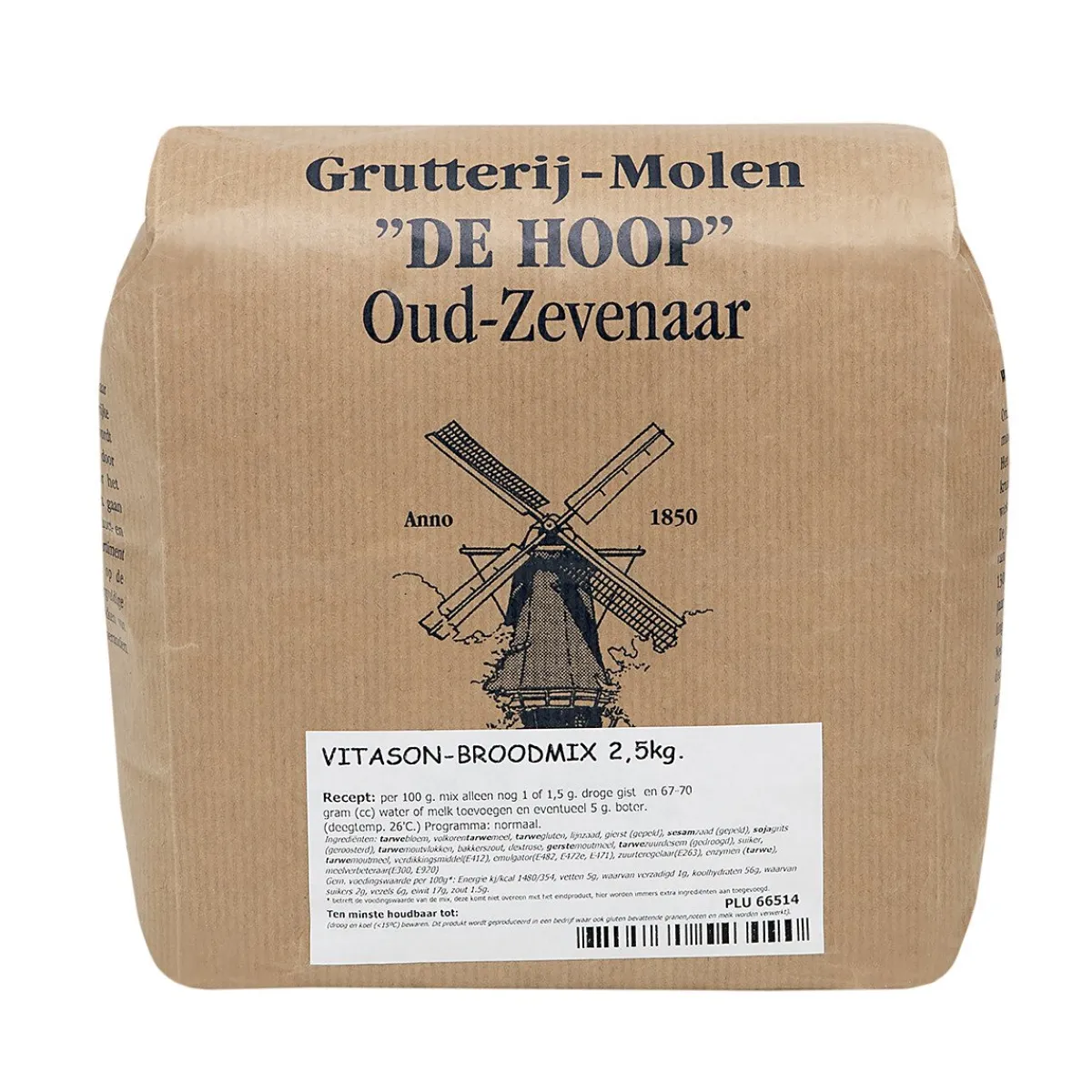 Molen de Hoop Vitason Broodmix 2,5kg Hot