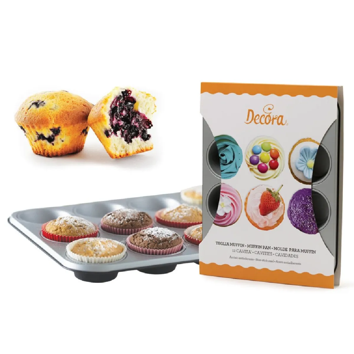 Decora Muffin / Cupcake Bakvorm 12 stuks Online