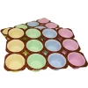 Overig Muffin/Cupcake Tray papier gekleurd set 2x12 vormpjes Discount