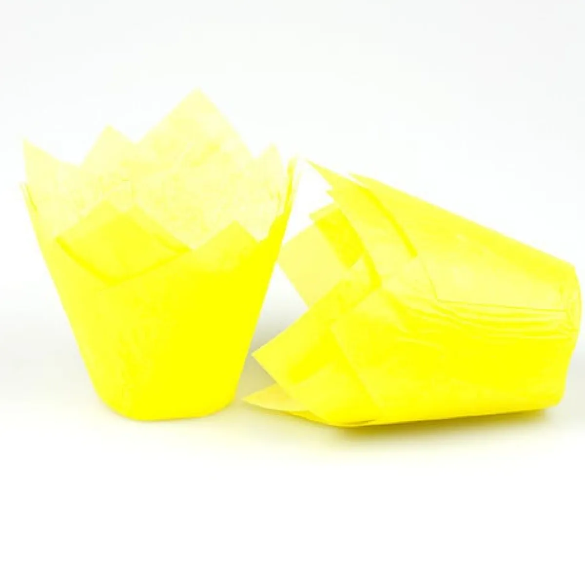 Overig Muffin cups tulpmodel Geel 200 st. Hot
